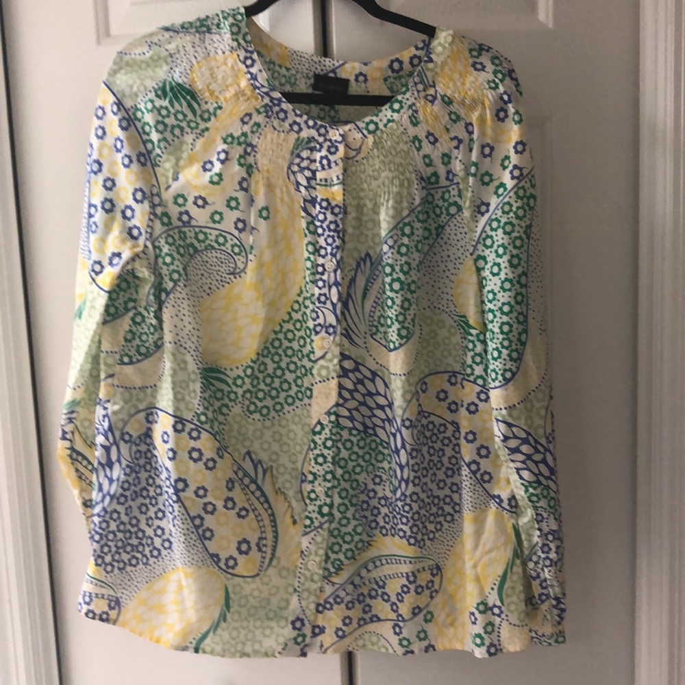 Talbots Blouse Size Large Excellent Condition